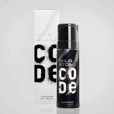 Wild Stone - Code Chrome No Gas Body Perfume For Men, Long Lasting Intense Fragrance - 120ml