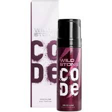 Wild Stone - Code Iridium No Gas Body Perfume For Men, Long Lasting Intense Fragrance - 120ml