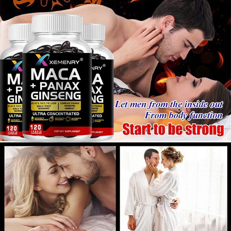 MA CA ROOT EXTRACT WITH KOREAN PANAX GINSENG EXTRACT 60 pice capsule